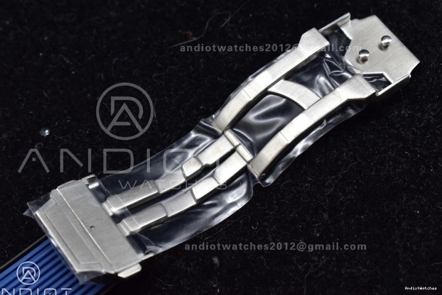 Edition Skeleton Dial ZF 1:1 424 A Rubber Titanium Hublot on Blue Best FlexibleFit Big Unico Blue Strap Bang 0330